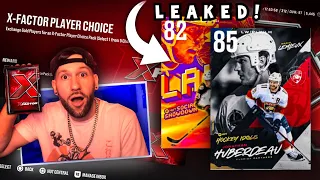 X FACTOR PLAYER CHOICE PACK & 13 CARDS EA LEAKED WITH THE NEW PATCH | NHL 22 HUT CONTENT