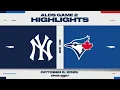 MLB ALDS Game 2 Highlights | Yankees vs. Blue Jays - October 5, 2025