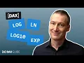 LN LOG LOG10 EXP - DAX Guide