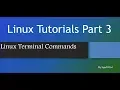 Linux Tutorials Part 3 Terminal Commands English