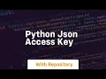 python json access key