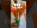 Download Lagu Paper flower || tulip flower 🌷 || flows making #diyflowers #diy #flowers #paper