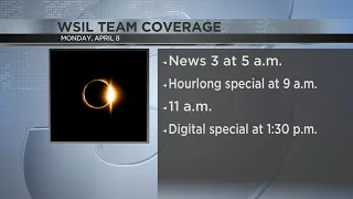 WSIL Coverage of Total Solar Eclipse Includes Multiple Hour-Long Special Newscasts on April 8