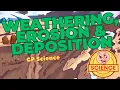 Weathering Erosion Deposition GP Science