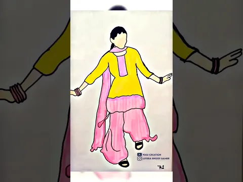 Gulabi Sharara Dance #shortsfeed #shorts #shortvideo #flipaclip #animation #dance #music