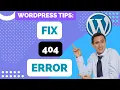 How To Fix Not Found 404 Error On Wordpress On Apache