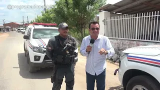 CACHORRO LOUCO PRENDE HOMENS COM ARMA DE FOGO E MOTOS ROUBADAS EM PERITORÓ-MA.