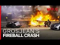 Lagu Grosjean's Insane Fireball Crash | Formula 1: Drive To Survive S3 | Netflix