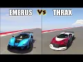 EMERUS VS THRAX SPEED TEST DRAG RACE - GTA 5 ONLINE