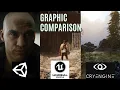 UNITY VS UNREAL ENGINE VS CRY ENGINE GRAPHIC COMPARISON