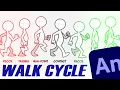 How to Animate a WALK CYCLE in Adobe Animate CC 2022