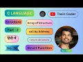 No 36 Structure in C Language Part - 2 Array of Structure return costume dataType Tasin
