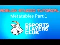 Roblox Studio Tutorial - Metatables p1