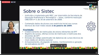 Projeto Foco na Legislação do Ensino - Edição 2024 - 3º Módulo - Tema: Sistec