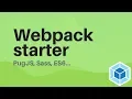 Webpack starter with Pug Sass ES6 jQuery