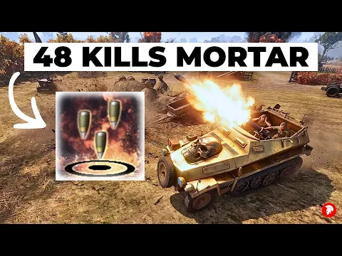 The NEW buff for the DAK Mortar is Insane! - 4vs4 - Afrikakorps - Company of Heroes 3