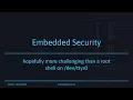 Embedded Security