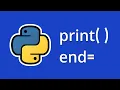 Multiple print statement in one line in Python-Python programming for beginners