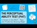 DAT Exam A Guide to the Perceptual Ability Test PAT Tips and Tricks for Scoring High