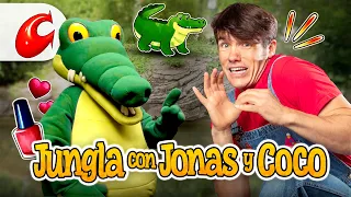 🐊🌴 Jungla con Jonás y Coco 🐵 CantaJuego 🐊 Sketch Infantil | Humor para Niños @CantaJuego_Oficial