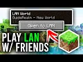 How To Play Minecraft LAN With Friends - Full Guide