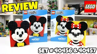 Mickey and Minnie Mouse Brick Sketches Review - Sets 40456 & 40457