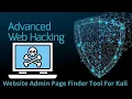 Website Security Testing Kali Linux Tool For Admin Page Finder