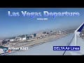 Leaving Las Vegas Delta Air lines A321 Takeoff October 2023