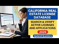 2026 California Real Estate License Database Search Secrets