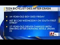 Teen cyclist dies after crash in Nash County
