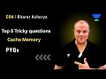 Top 5 Tricky Cache Memory Questions COA PYQs for GATE 2026 Preparation
