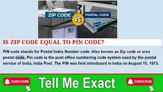 Is ZIP Code Equal to PIN Code ZIP Code VS PIN Code Difference between ZIP and PIN Code