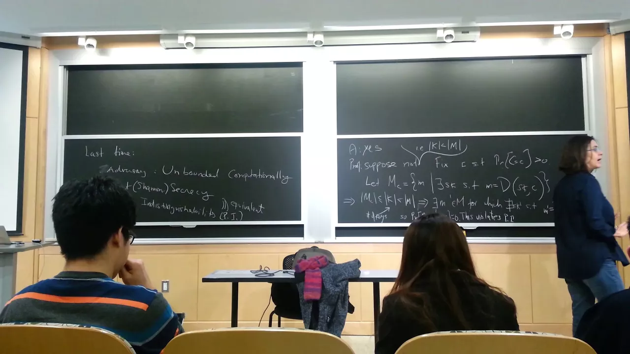 6.875 (Cryptography) L2: One-Way Functions