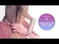 How To Curl Your Hair With The TYME Iron Pro Right Side Instruction