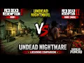 RDR1 Undead Nightmare vs RDR2 Undead Nightmare Locations Comparison