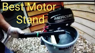 How to Build an Outboard Motor Stand with Test Tank