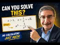 This Equation Is Easier Than It Looks If You See the Trick