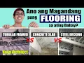 ANO NG MAGANDANG FLOOR DESIGN TUBULAR CONCRETE SLAB STEEL DECKING Types of Flooring Construction