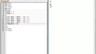 PHP Lesson 10 Arithmetic Operators Incrementing and Decrementing Variables