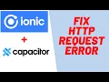 Ionic can t do HTTP Requests - Solution