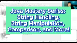 Java Mastery Series String Handling String Manipulation Comparison and More