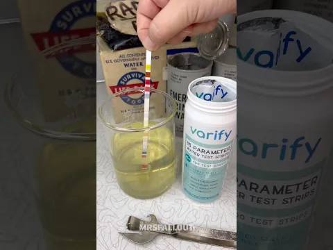 TESTING SAFETY OF 1960’S EMERGENCY DRINKING WATER!