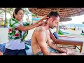 Beach Massage Lady Deserved my Small Tip - Da Nang