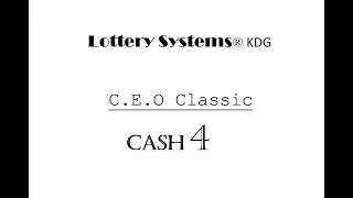Georgia Lottery CASH 4 Numbers
