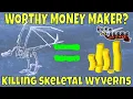 Killing Skeletal Wyverns For 1 Hour OSRS Money Making