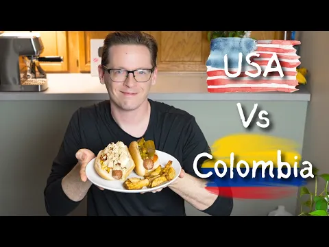 A1 リスニングレッスン：リアルライフ英語: The Famous Chicago Hot Dog vs Colombian Hot Dog 🌭🇺🇸🇨🇴（Pensando Inglés）