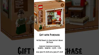 LEGO 40766 | Promotional | Tribute to Jane Austen's Books | Gift with Purchase Informations #lego