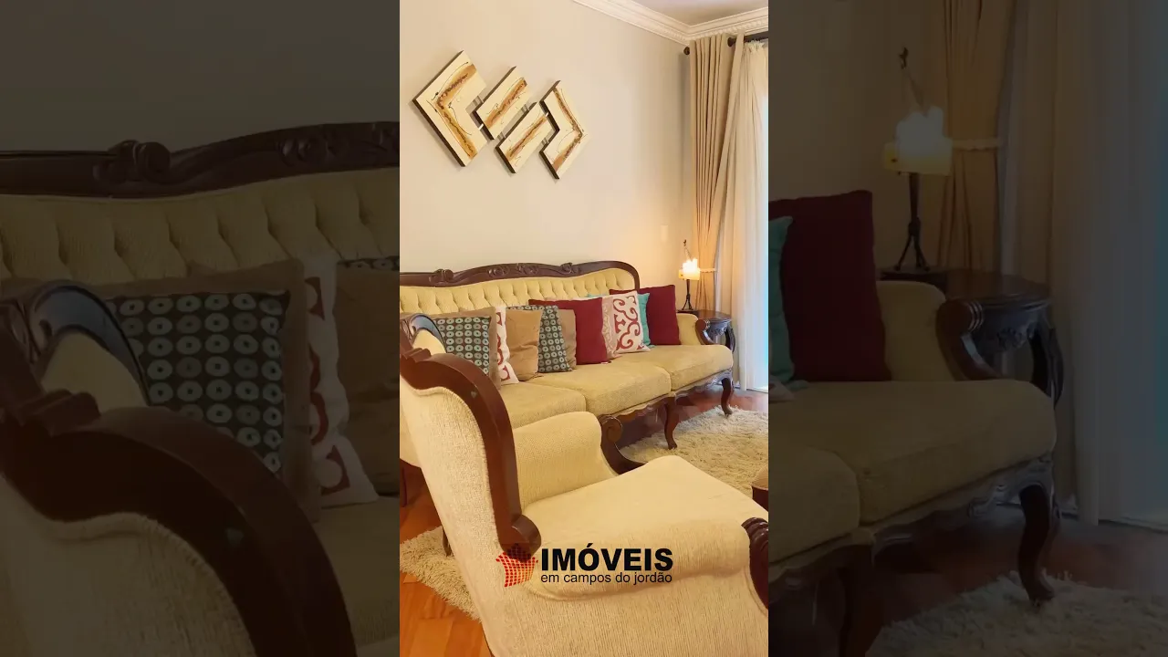 Video do Imóvel: Apartamento com 3 dormitórios à venda por R$ 1.180.000 - Capivari - Campos do Jordão/SP