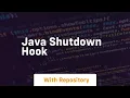 java shutdown hook