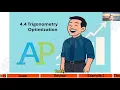 AP Calculus - 4 4 trigonometry Optimization
